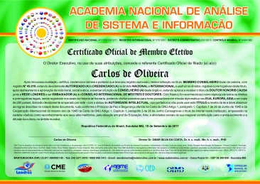 certificado internacional