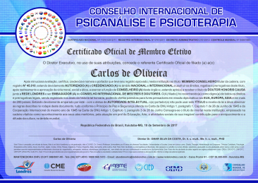 certificado internacional