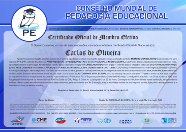 certificado internacional