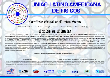 certificado internacional